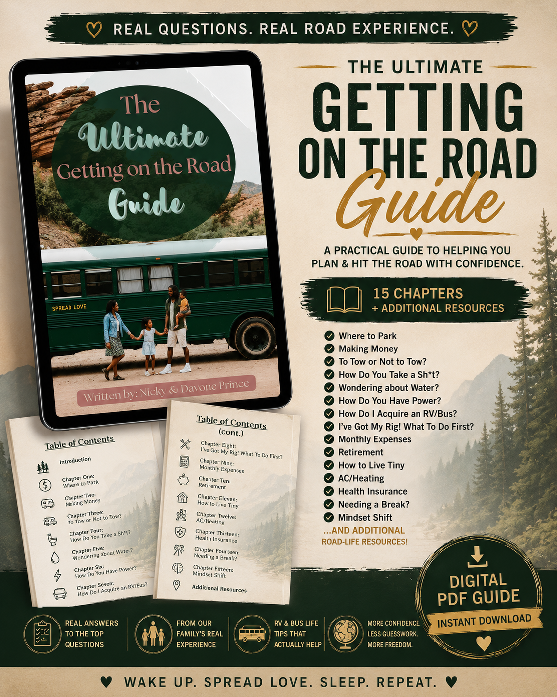 The Ultimate Getting On The Road Guide  (Digital PDF)